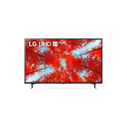 LG 43UQ90003LA, 43" 4K IPS UltraHD TV 3840 x 2160, DVB-T2/C/S2, webOS Smart TV, ThinQ AI, WiFi 802.11ac, HDR10, ALLM / HGiG, AI Sound, Voice Controll, Miracast / AirPlay 2,  HDMI, CI, LAN, USB, Bluetooth, 2 pole Stand, Dark Gray