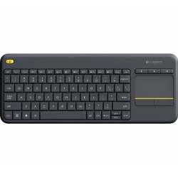 Logitech Wireless Touch Keyboard K400 Plus Black