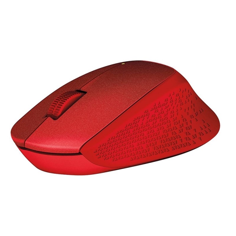 Logitech Wireless Mouse M330 Silent Plus, red, 910-004911