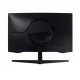 Samsung 27AG550A 27 Curved Odyssey G55A, VA, 165 Hz, 1 ms (MPRT), 250 cd/m2, 3000: 2560x1440, Mega DCR, AMD FreeSync Premium, Display