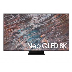 Samsung 65'' 65QN800A Neo QLED 8K FLAT, SMART, 4800 PQI, Dual LED, Direct Full Array 8x, Micro Dimming, Quantum HDR 2000, HDR 10+, Dolby Digital Plus, Q-Symphony, Mirroring, Bixby, Bluetooth 5.2, Wi-Fi 6, 4xHDMI, 3xUSB, Frameless, Tizen, Black