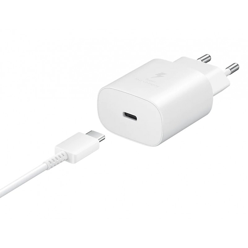 Samsung Super Fast Travel Charger, 25W, USB-C, White, EP-TA800XWEGWW