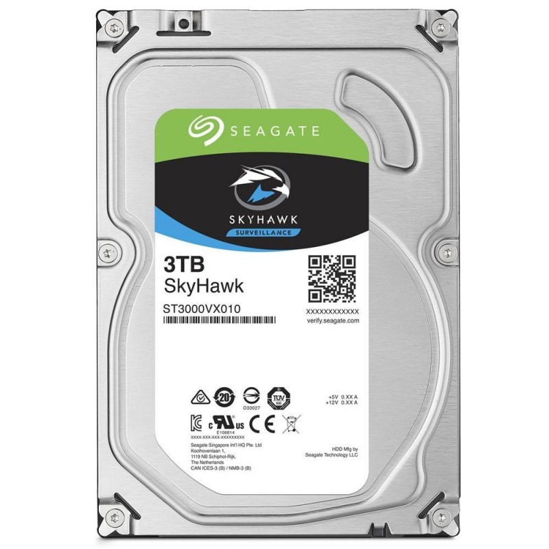 Seagate SkyHawk 3 TB - SATA 6Gb/s 64 MB 3,5, ST3000VX010