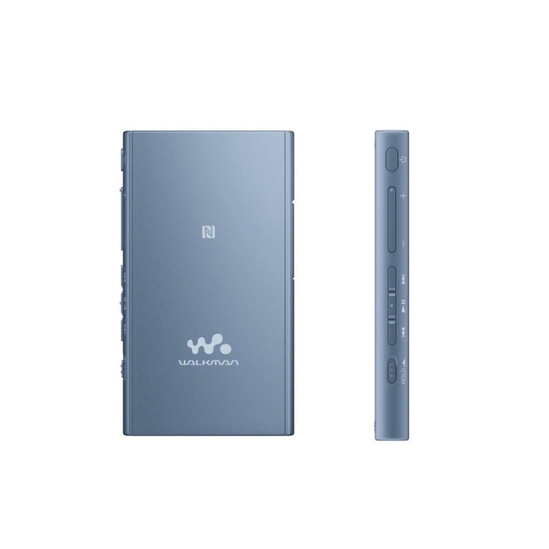 Sony NW-A45HN, 16GB, Hi-Res Audio, 7.8cm screen, NFC/Bluetooth, Noise Cancelling headphones, blue, NWA45HNL.CEW