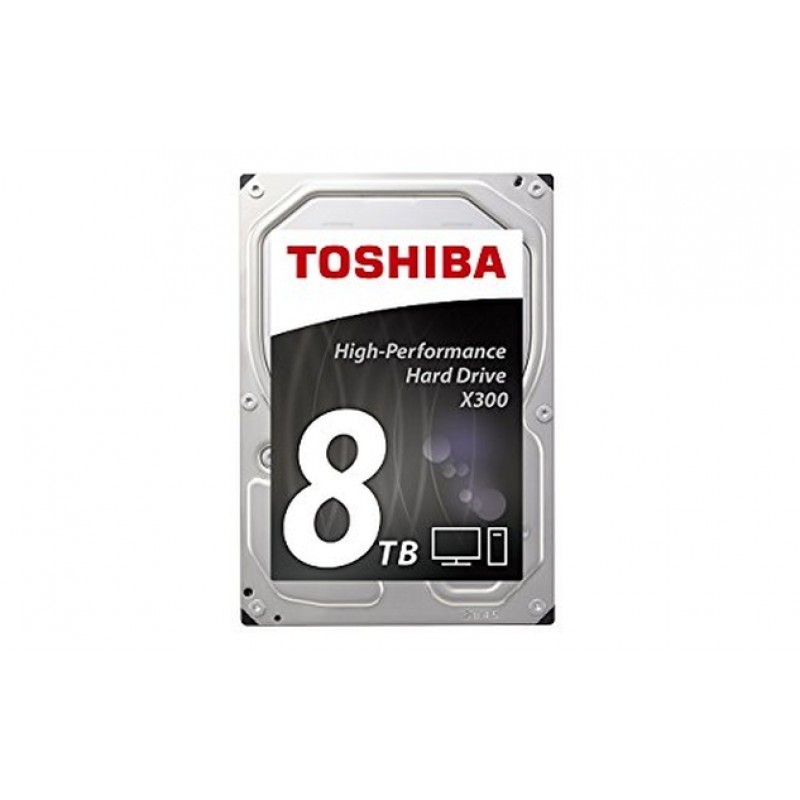 Toshiba X300 - High-Performance Hard Drive 8TB (7200rpm/128MB),BULK, HDWR180UZSVA