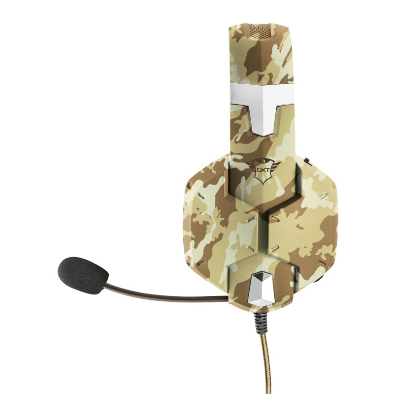 TRUST GXT 322D Carus Gaming Headset - desert camo, 22125