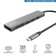TRUST Halyx Fast USB-C Hub & Card Reader, 24191
