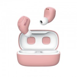 TRUST Nika Compact Bluetooth Earphones Pink