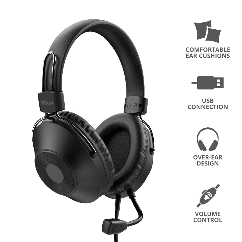 TRUST Ozo USB Headset, 24132