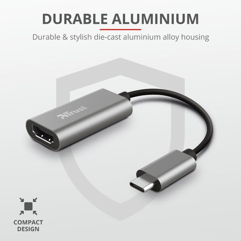 TRUST Dalyx USB-C HDMI Adapter, 23774