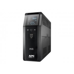 ABack UPS Pro BR 1200VA Sinewave 8 Outlets AVR LCD interface