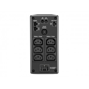 ABack UPS Pro BR 650VA 6 Outlets AVR LCD Interface