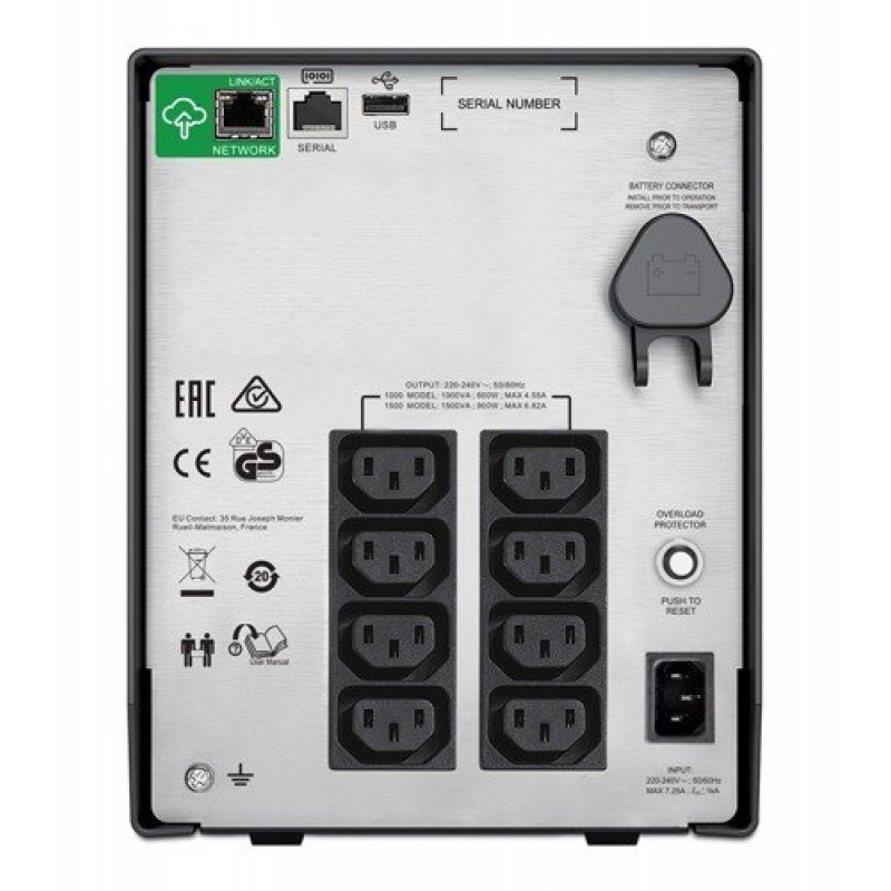 ASmart-UPS C 1500VA LCD 230V Tower with SmartConnect-SMC1500IC