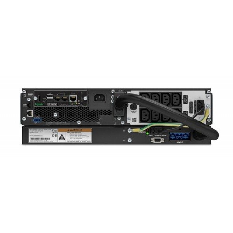 ASmart-UPS SRT Li-Ion 1000VA/900W RM 230V Network Card-SRTL1000RMXLI-NC