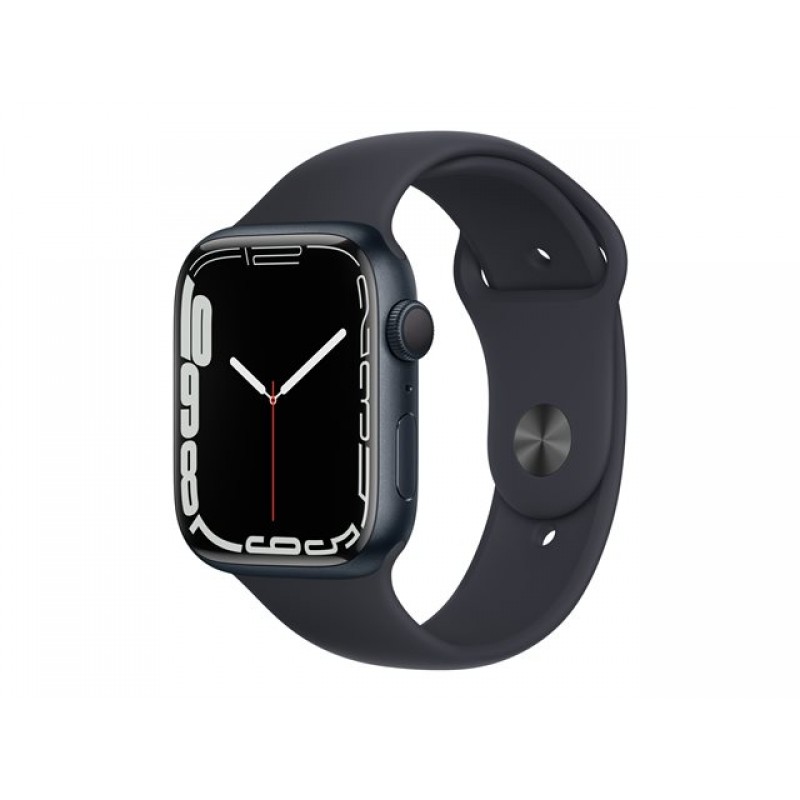 APPLE Watch S7 45mm Midnight Aluminium Case with Midnight Sport Band Regular, MKN53BS/A