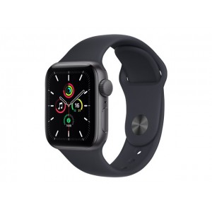 APPLE Watch SE GPS 40mm Space Gray Aluminium Case with Midnight Sport Band Regular