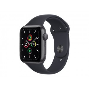 APPLE Watch SE V2 GPS 44mm Space Gray Aluminium Case with Black Sport Band Regular