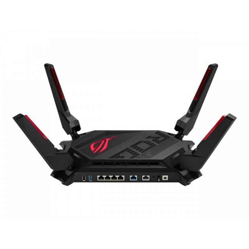 ASUS ROG Rapture GT-AX6000 Dual-Band WiFi 6 802.11ax Gaming Router Dual 2.5G ports VPN Fusion AiMesh support, 90IG0780-MO3B00