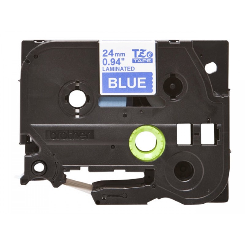 BROTHER P-Touch TZE-555 white on hard blue 24mm-TZE555