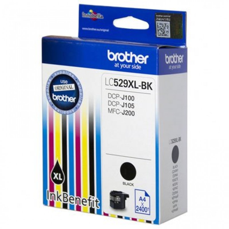 Black Ink Cartridge BROTHER for DC 100 / DC 105 (2400 pages)-LC529XLBK
