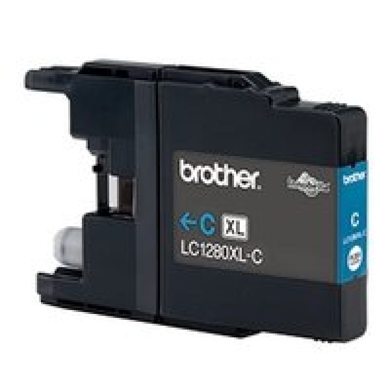Cyan Ink Catridge BROTHER (1200 A4 pages) for MFCJ6910DW - супер голям капацитет-LC1280XLC