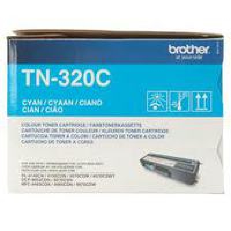 Cyan Toner Cartridge BROTHER (Approx. 1,500 pages declared in accordance with ISO/IEC19798)-TN320C