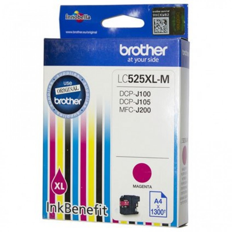 Magenta Ink Cartridge BROTHER for DC 100 / DC 105 (1300 pages)-LC525XLM