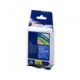TZ Tape BROTHER 12mm WHITE ON BLUE, Laminated, 8m lenght, for P-Touch-TZE535