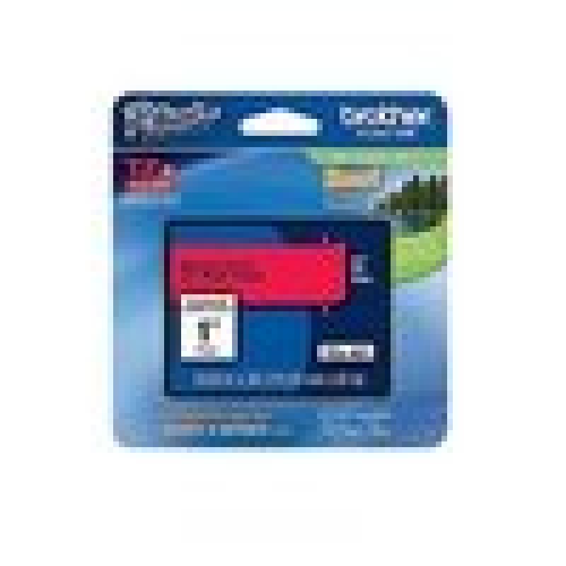 TZ Tape BROTHER 24mm Black on Red, Laminated, 8m lenght, for P-Touch-TZE451