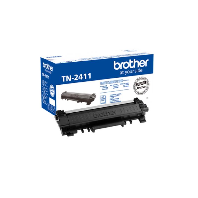 Toner BROTHER Black for DCPL2512D, DCPL2532DW, DCPL2552DN, HLL2312D, HLL2352DW, HLL2372DN, MFCL2712DN, MFCL2712DW, MFCL2732DW, up to 1200 p.-TN2411