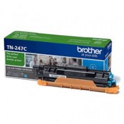 Toner Cartridge Brother TN247C for DCP-L3510CDW, DCP-L3550CDW, HL-L3210CW, HL-L3270CDW, MFC-L3730CDN, MFC-L3770CDW up to 2300 pages, Cyan