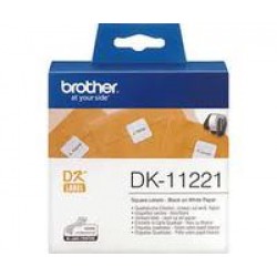 Square Paper Label BROTHER 23MM X 23MM X 1000