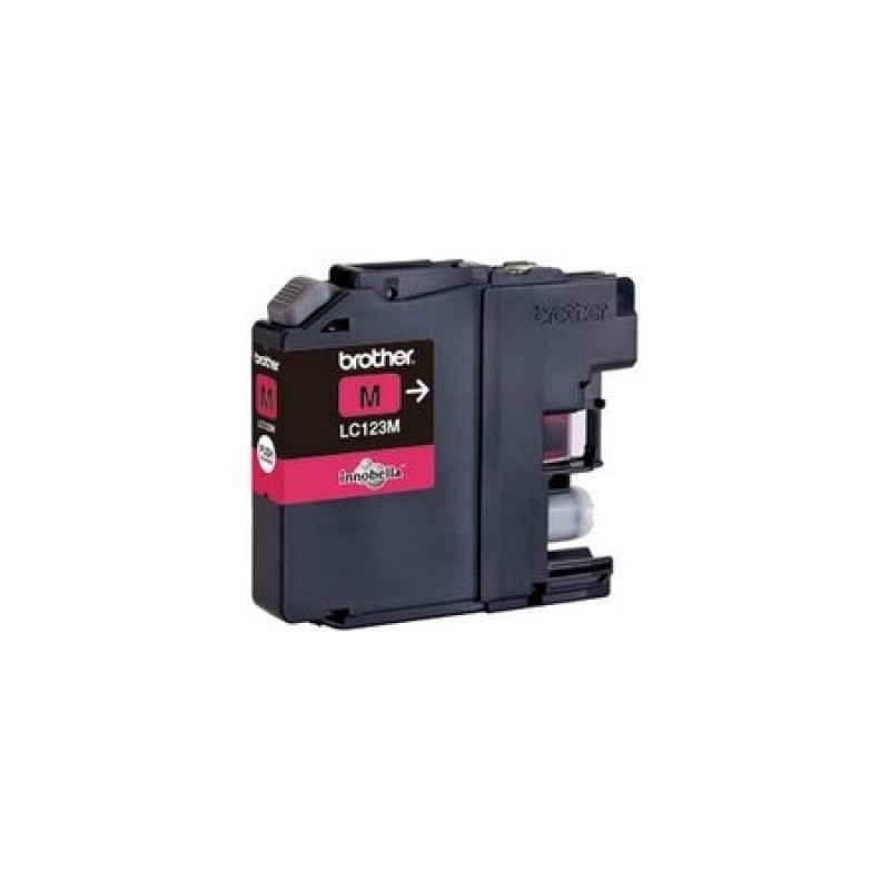 Magenta ink cartridge for Brother MFCJ4410DW / 4510DW/ MFCJ6520DW /J6920DW,600 p.-LC123M