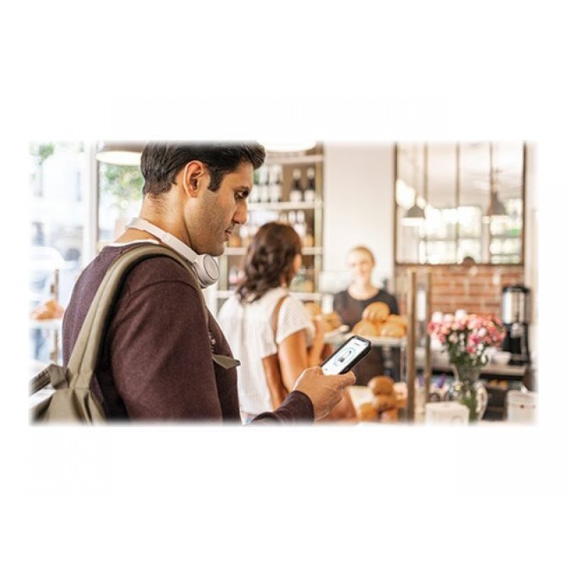 CISCO 730 Wireless Dual On-ear Headset+Stand USB-A Bundle-Platinum-HS-WL-730-BUNAS-P
