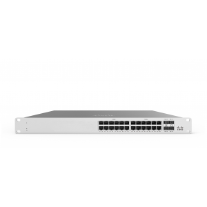 Meraki MS125-24P 10G L2 Cld-Mngd 24x GigE 370W PoE Switch
