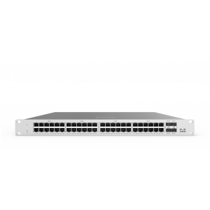Meraki MS125-48LP 10G L2 Cld-Mngd 48x GigE 370W PoE Switch