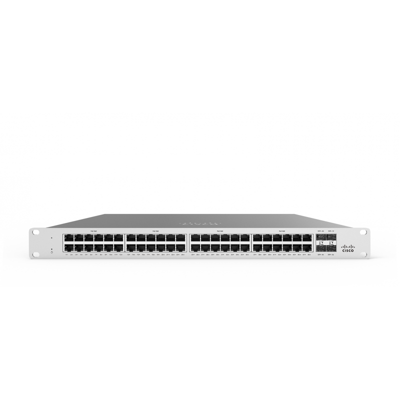 Meraki MS125-48LP 10G L2 Cld-Mngd 48x GigE 370W PoE Switch-MS125-48LP-HW