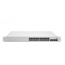 Meraki MS210-24P 1G L2 Cld-Mngd 24x GigE 370W PoE Switch