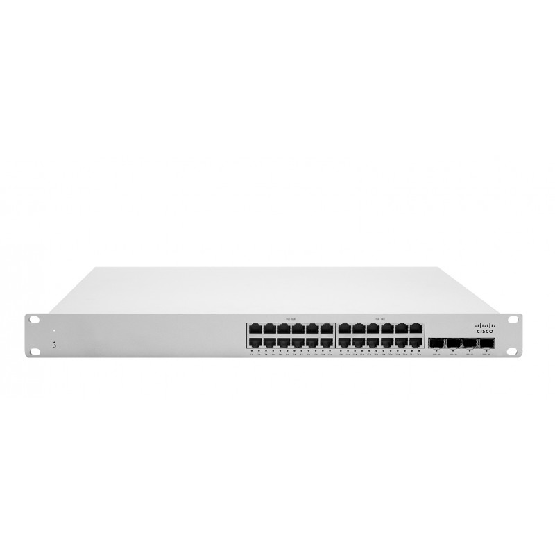 Meraki MS210-24P 1G L2 Cld-Mngd 24x GigE 370W PoE Switch-MS210-24P-HW