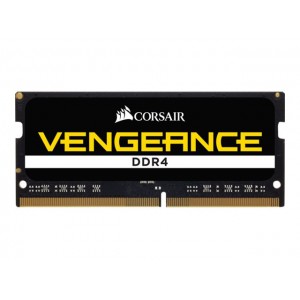 CORSAIR 16GB DDR4 2400MHz 1x260 SODIMM unbuffered 16-16-16-39 Black PCB 1.2V