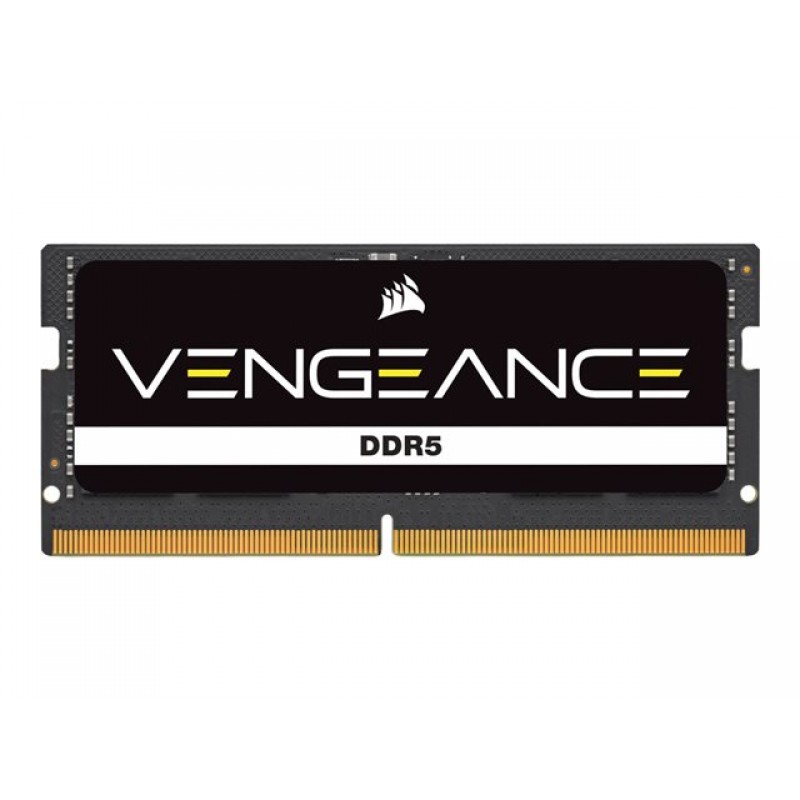 CORSAIR 8GB 1x8GB DDR5 SODIMM 4800MHz Unbuffered 40-40-40-77 Black PCB 1.1V, CMSX8GX5M1A4800C40