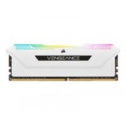 CORSAIR DDR4 16GB 2x8GB 3200MHz DIMM CL16 VENGEANCE RGB Pro SL White 1.35V XMP 2.0