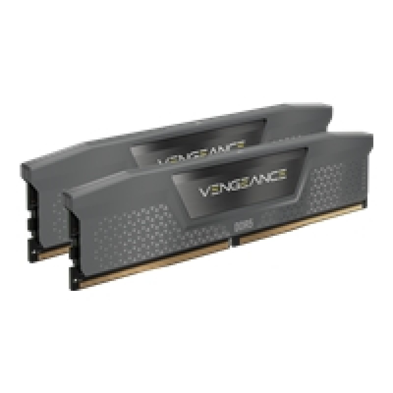 CORSAIR VENGEANCE 64GB 2x32GB DDR5 5600MT/s DIMM Unbuffered 40-40-40-77 Std PMIC AMD EXPO Cool Grey Heatspreader Black PCB 1.25V