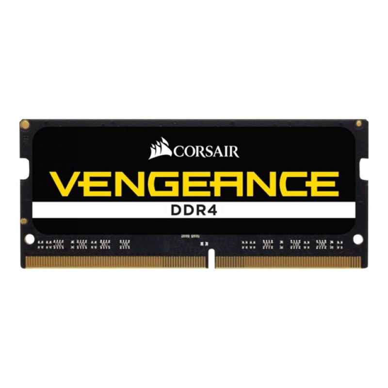 CORSAIR VENGEANCE DDR4 32GB 1x32GB 3200MHz SODIMM Unbuffered 22-22-22-53 Black PCB 1.2V, CMSX32GX4M1A3200C22