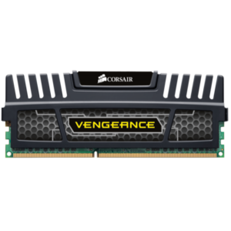 Corsair DDR3, 1600MHz 8GB (1 x 8GB) 240 Dimm, Unbuffered, 10-10-10-27, with Vengeance Black Heat Spreader - Core i7, Core i5 and Core 2, 1.5V-CMZ8GX3M1A1600C10