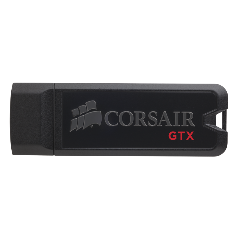 Corsair Voyager GTX USB 3.1 256GB Premium, Zinc Alloy Casing, Read 440MBs - Write 440MBs, Plug and Play-CMFVYGTX3C-256GB