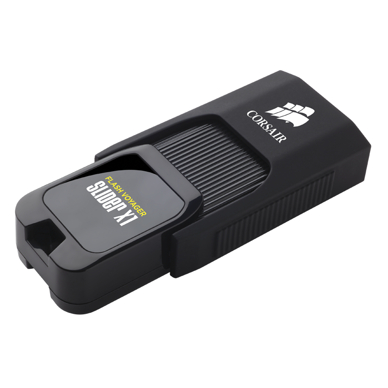 Corsair Voyager Slider X1 USB 3.0 128GB, Capless Design, Read 130MBs, Plug and Play-CMFSL3X1-128GB