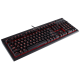 Геймърска клавиатура Corsair K68 Mechanical (устойчива на заливане, Red Backlit, Cherry MX Red, US layout) Black-CH-9102020-NA