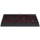 Геймърска клавиатура Corsair K68 Mechanical (устойчива на заливане, Red Backlit, Cherry MX Red, US layout) Black-CH-9102020-NA