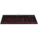 Геймърска клавиатура Corsair K68 Mechanical (устойчива на заливане, Red Backlit, Cherry MX Red, US layout) Black-CH-9102020-NA